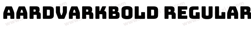 Aardvarkbold regular字体转换